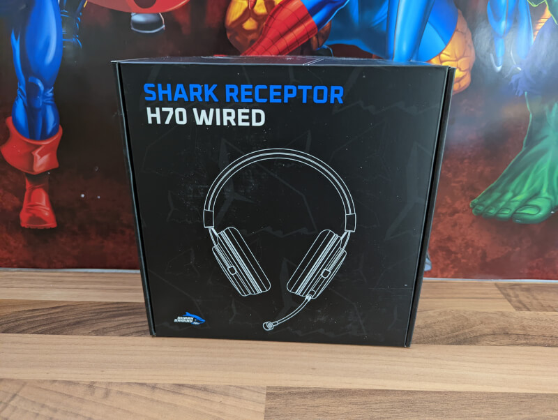Wired virtual Shark Receptor surround Gaming H70 gamer headset SharkGaming sound stereo nordic.jpg